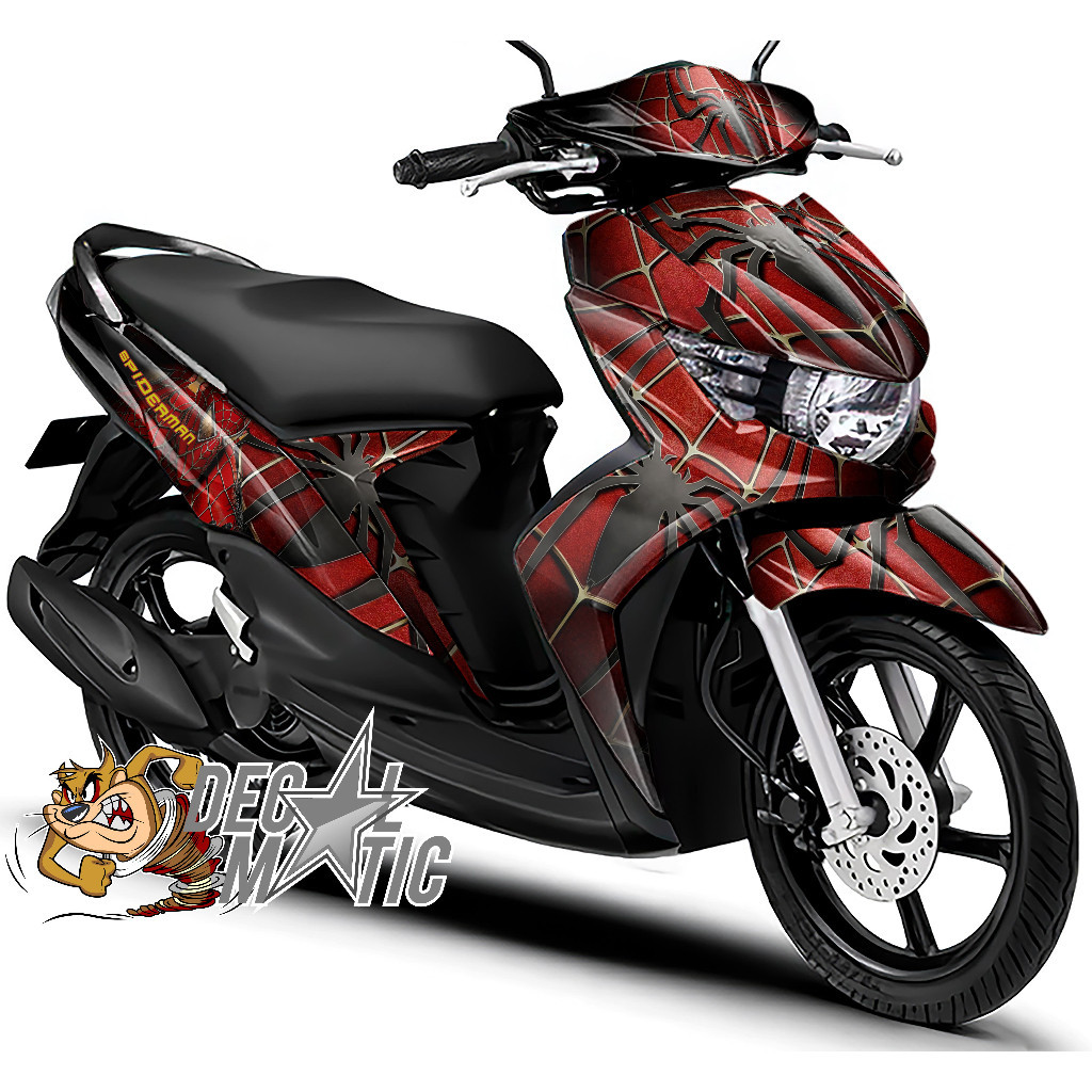 Decal SOUL GT 125 Full Body Stiker Motor Mio Soul Full Body Sticker Soul GT 115 Full Body Spiderman