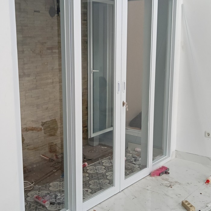 promo pintu sliding daubel alumunium kaca