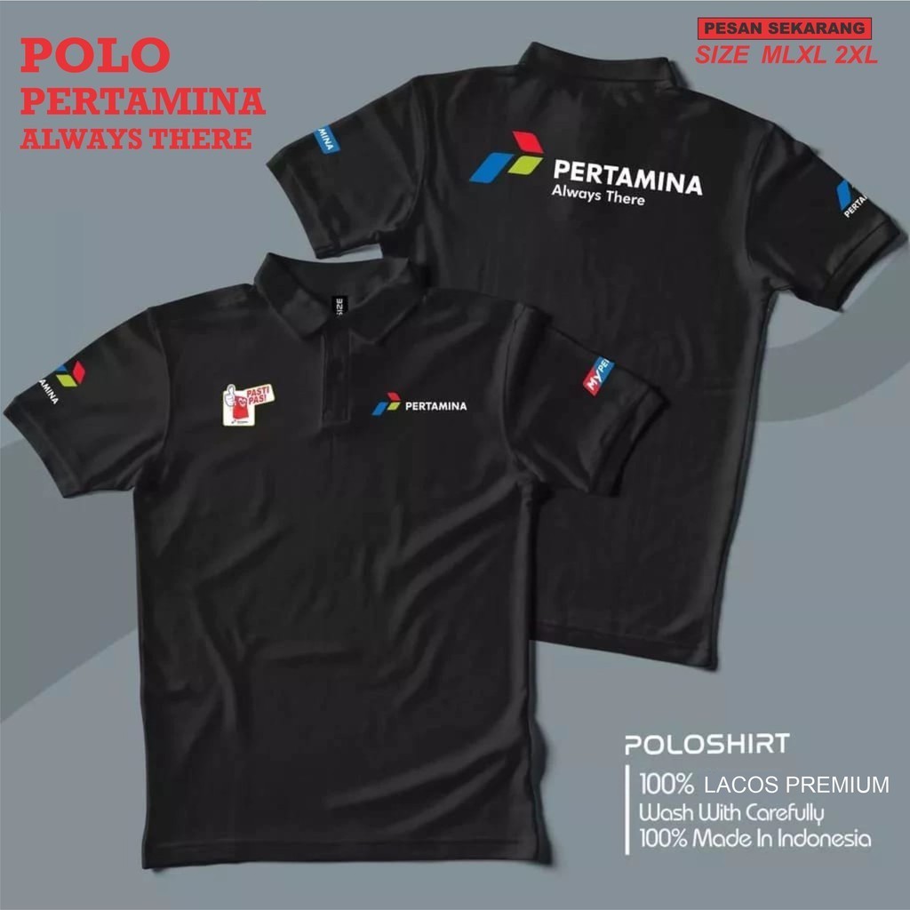 POLO PERTAMINA ALWAYS TSHIRT PERTAMINA KAOS KERAH PERTAMINA BUMN