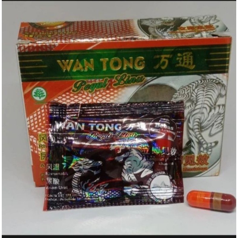 wantong kapsul original 100% wan tong isi 6 SACHET