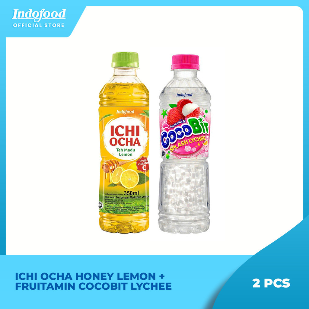 

Ichi Ocha Honey Lemon + Fruitamin Cocobit Lychee