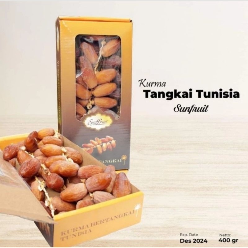 

DISKON!!! Kurma Sunfruit 400gr Tunis Tangkai Sunfrutt 400 gr manis enak original