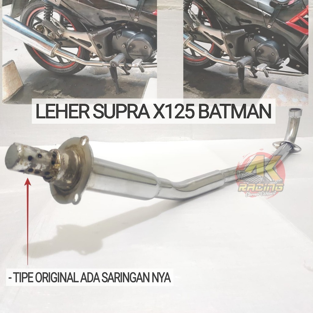 Leher Knalpot Supra x125 Knalpot Standar Orisinil SUPRA X125 Leheran Supra Knalpot Original Supra x1