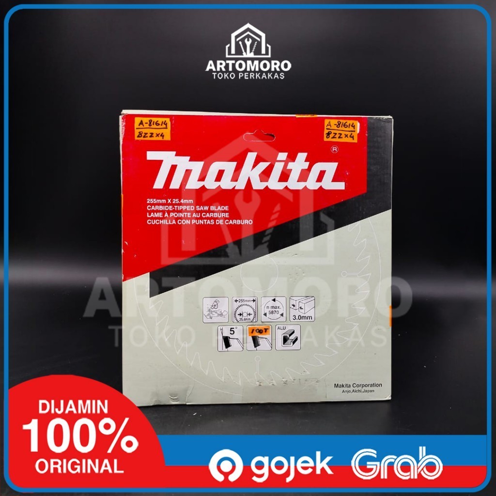 Mata Potong All 255mm x 100T (A-81614) Makita