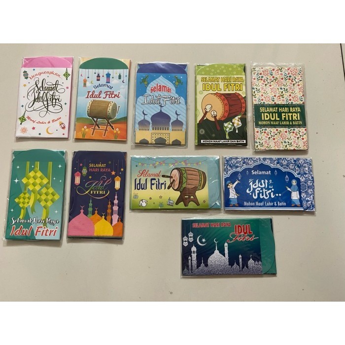 

amplop lebaran / angpao lebaran idul fitri 1 pak isi 10 pcs