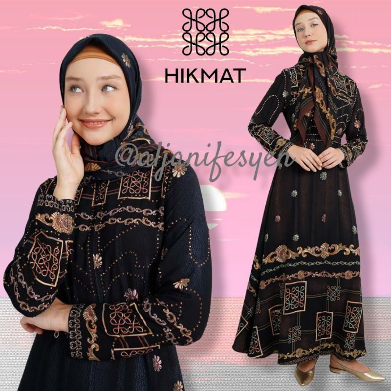 Gamis Abaya Hikmat Original A3870-06
