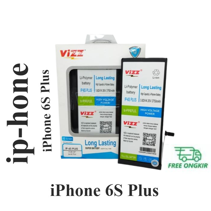Baterai Batre Vizz iPhone 6S Plus Original Vizz
