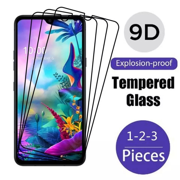 TEMPERED GLASS LG V50S LG G8 THINQ FULL COVER