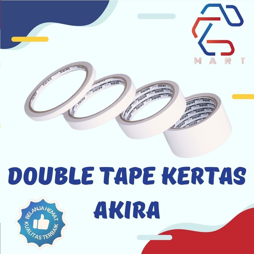 

Double Tape Kertas Akira - 1 Roll