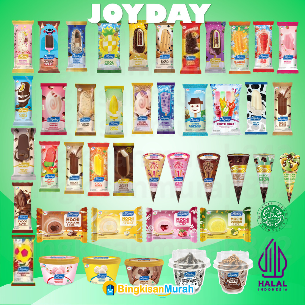 

Joyday Ice Cream Es Krim Banyak Varian Rasa - Bingkisan Murah