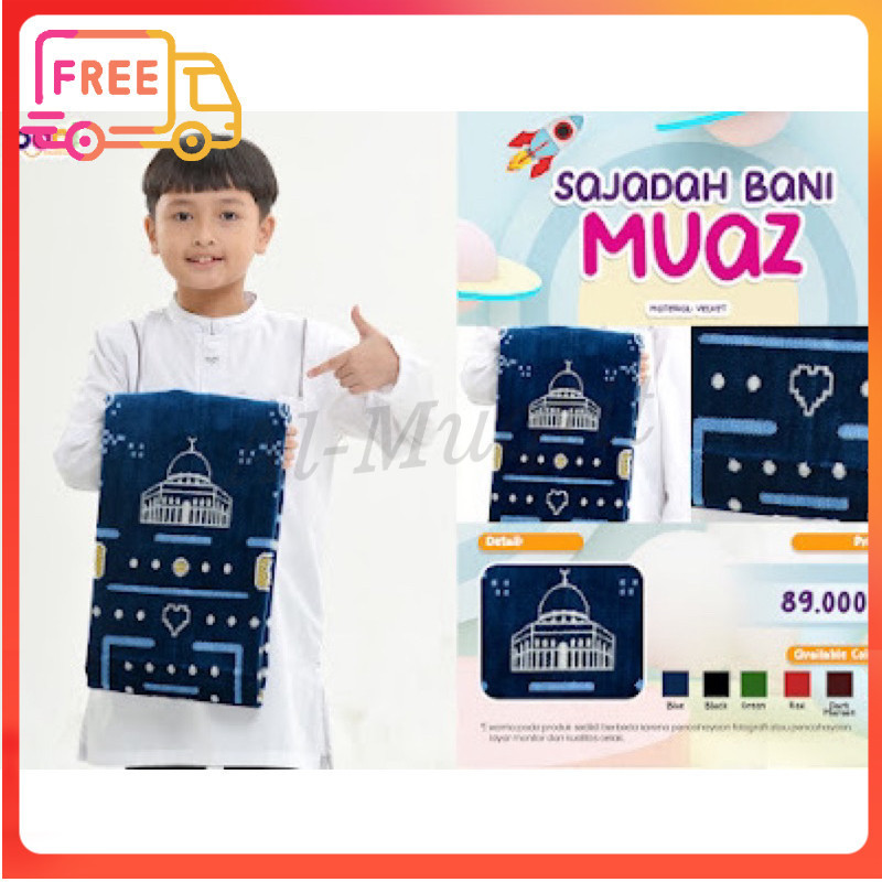 DISKON RABBANI ORI Sajadah Bani Muaz Sajadah anak Bani Batuta Al-Muqiit.Shop