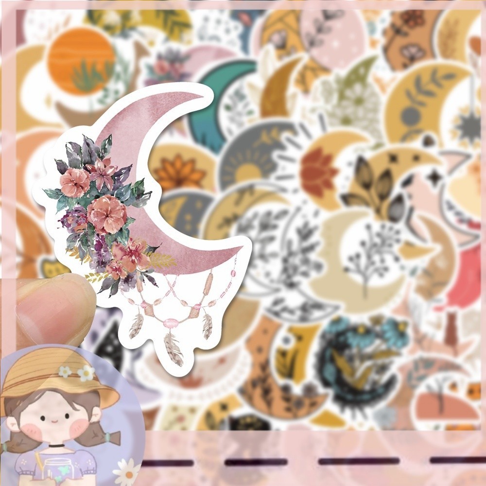 

PROMO 25 Pcs Stiker Motif Bulan Dan Bunga Tahan Air Untuk Dekorasi notebook HELLO.NUZA