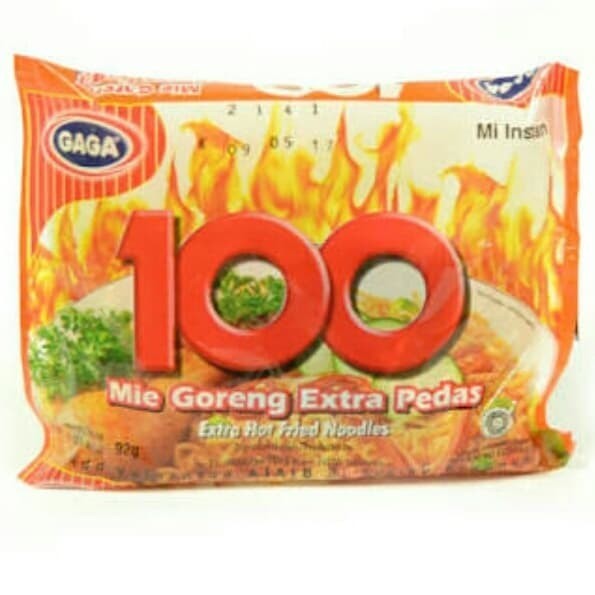

Mie GAGA 100 Extra Pedas - Harga Hemat 10 bks