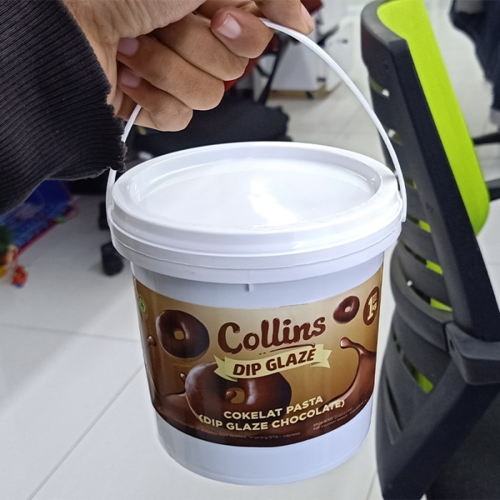 

COLLINS DIP GLAZE 1 KG - SAUS CAIR TOPPING CELUPAN DONAT - MILK