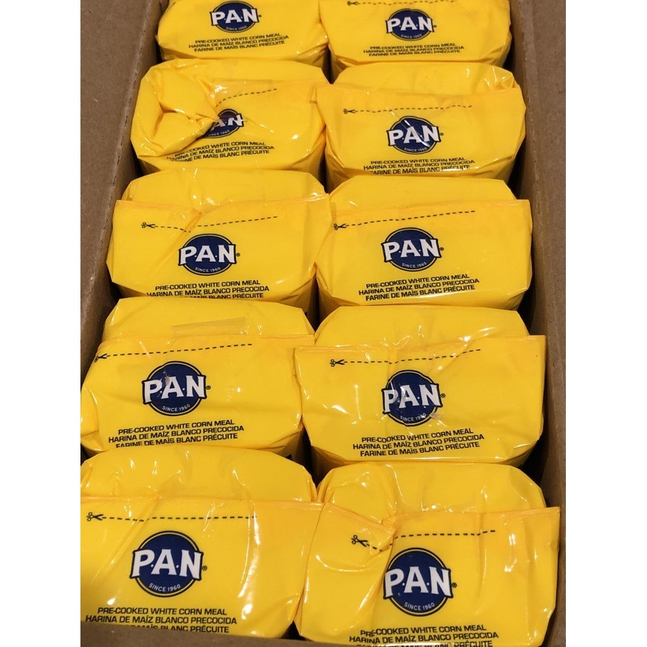 

Harina PAN Corn Flour White 1kg Masa de Arepa, Empanadas Venezuela