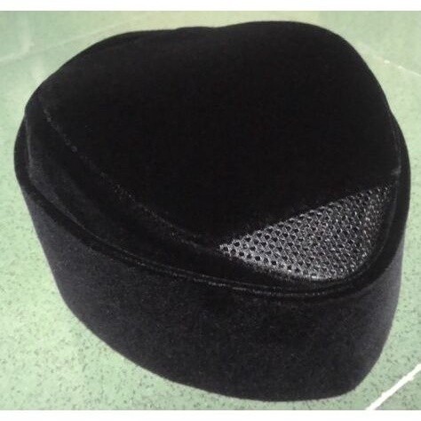 Peci susun dewasa songkok susun hitam, Kopyah hitam kopiah susun Tinggi 6 cm, 7 Cm kualitas terjamin
