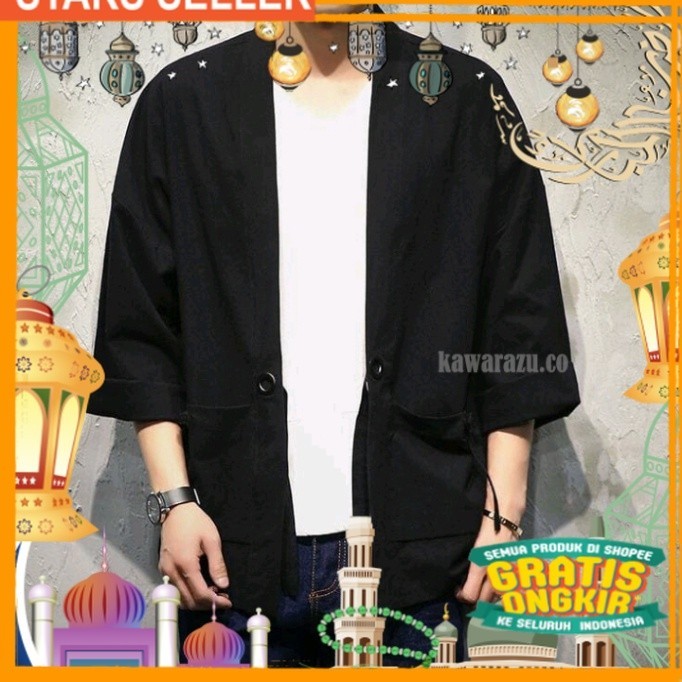 KUKABILAL KAWARAZU kimono pria model terbaru 2023 / cardigan korea unisex / blazer pria murah / keme