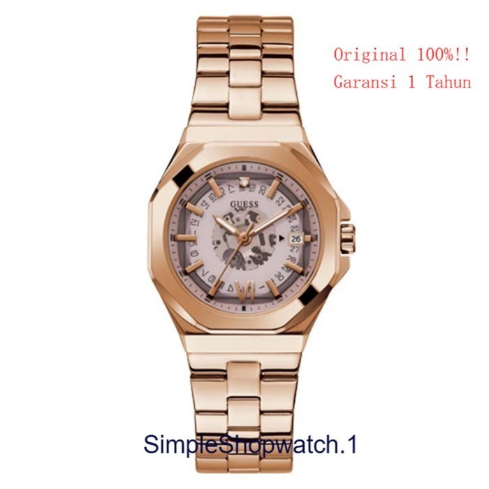 Original 100% GUESS GW0551L3  EMPRESS Jam Tangan Wanita  Rose Gold Garansi Resmi 1 Tahun
