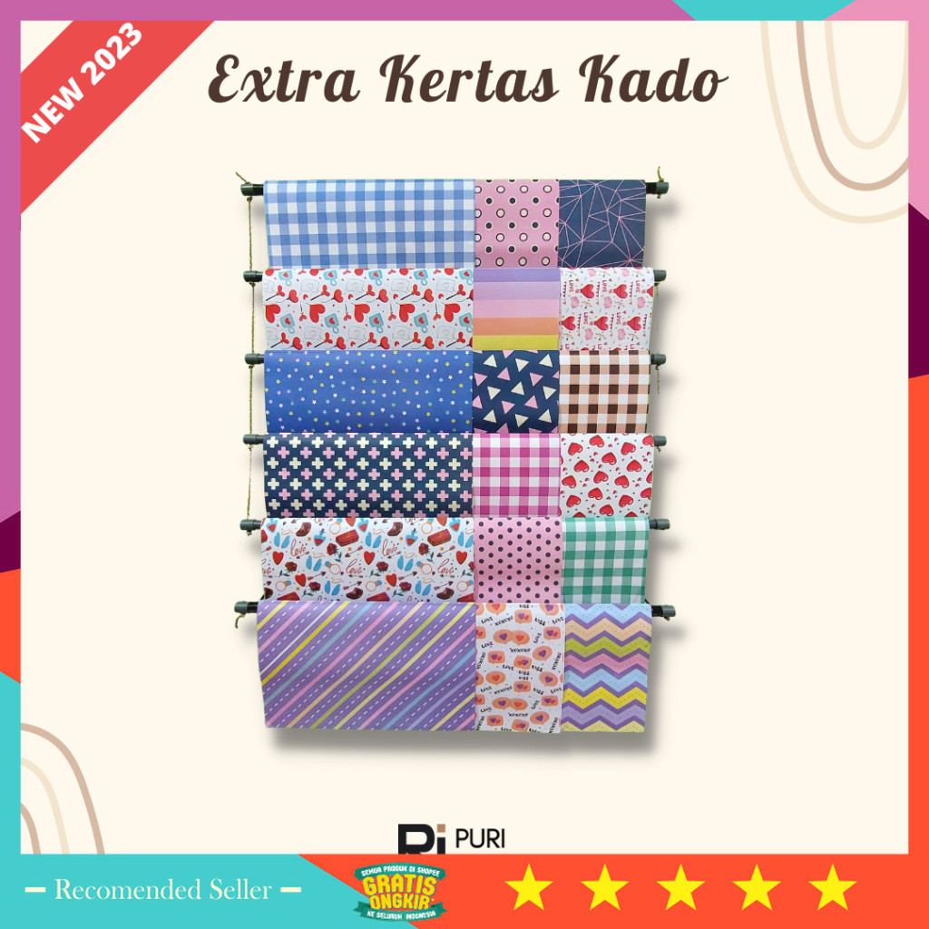 

TERMURAH HAMPERS PARCEL PAKET LEBARAN IDUL FITRI RAMADHAN KEREN / Extra Kertas Kado
