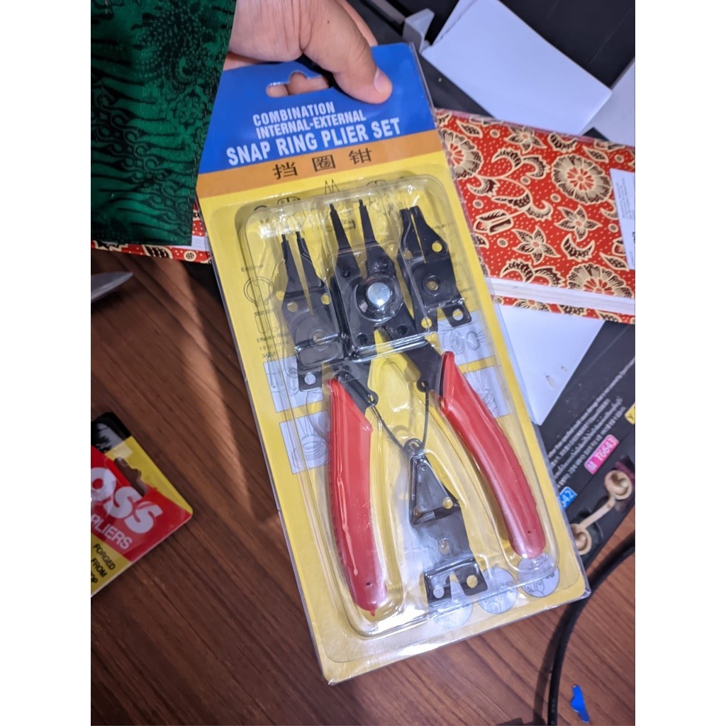 Tang Snap Ring 5 Inch Tang Circlip Tang Spi Sepi 4 in 1 Set