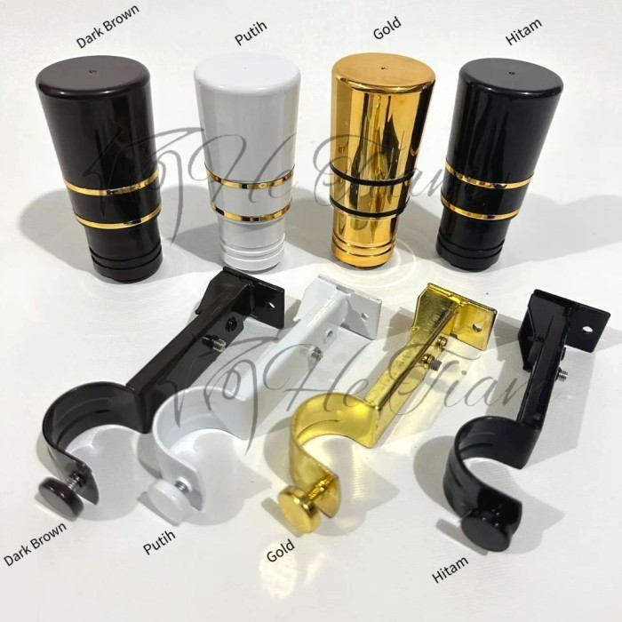 Endcup Minimalis/End cup Minimalis/ Bracket Tiang Gorden / Kaki Gorden