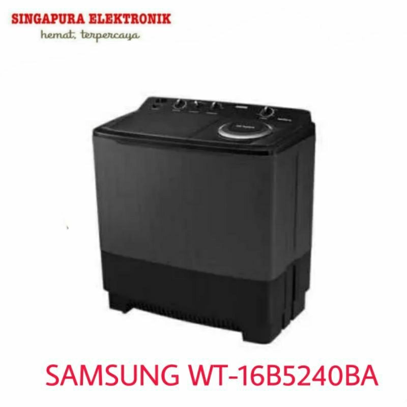 PROMO SPESIAL Samsung Mesin Cuci 2 Tabung 16KG WT-16B5240B4