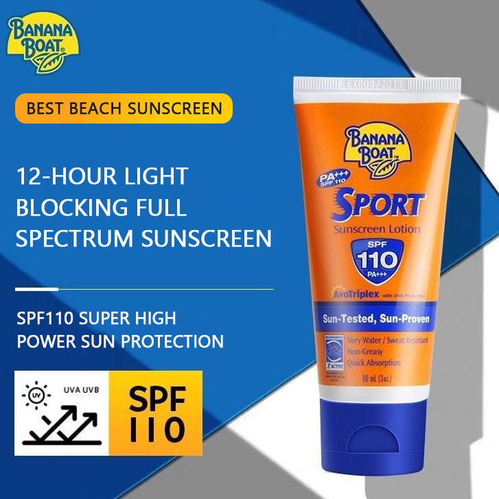 Banana Boat Sunscreen Sport Sunscreen 90ML /Banana Boat Sport Sunscreen SPF 110 PA+++ /Banana Boat S