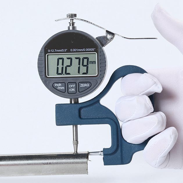 Thickness Gauge Pipa 0.001mm Plat Besi Micrometer Ketebalan Pipe Tube