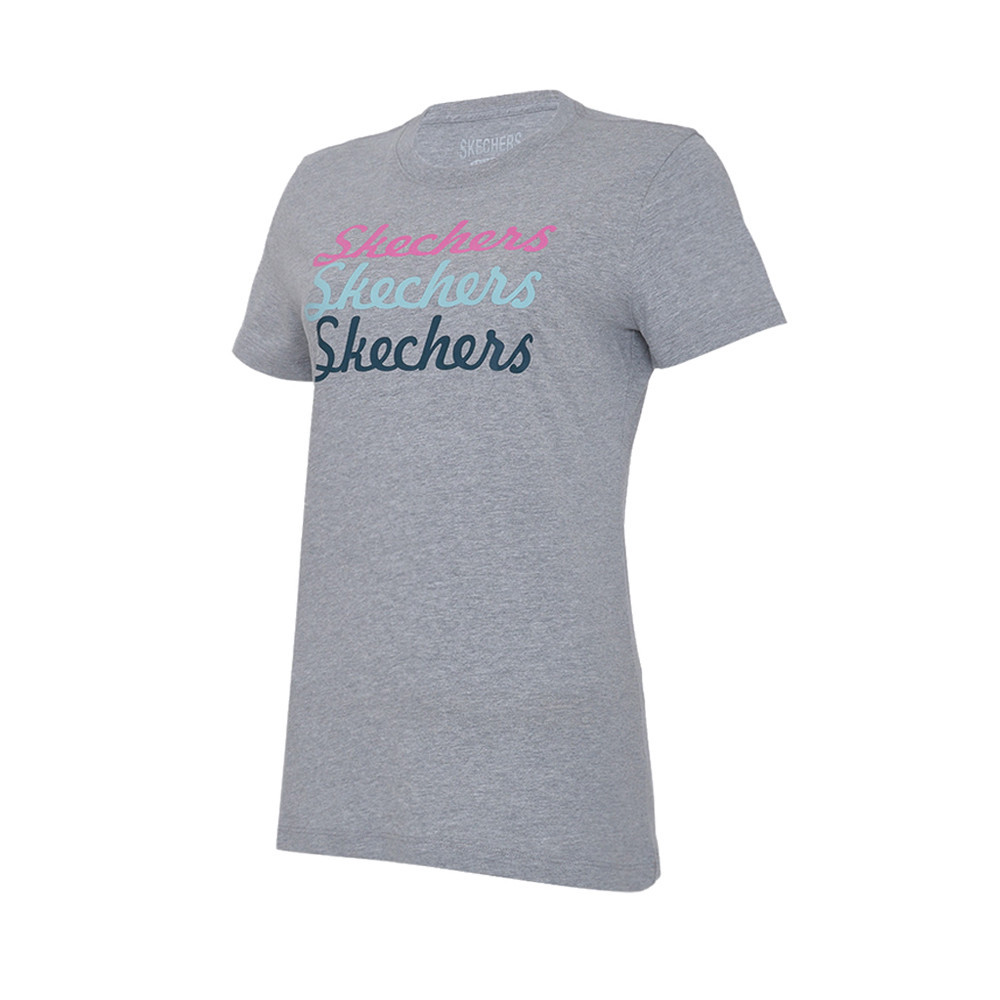 Skechers Women T Shirt - Grey