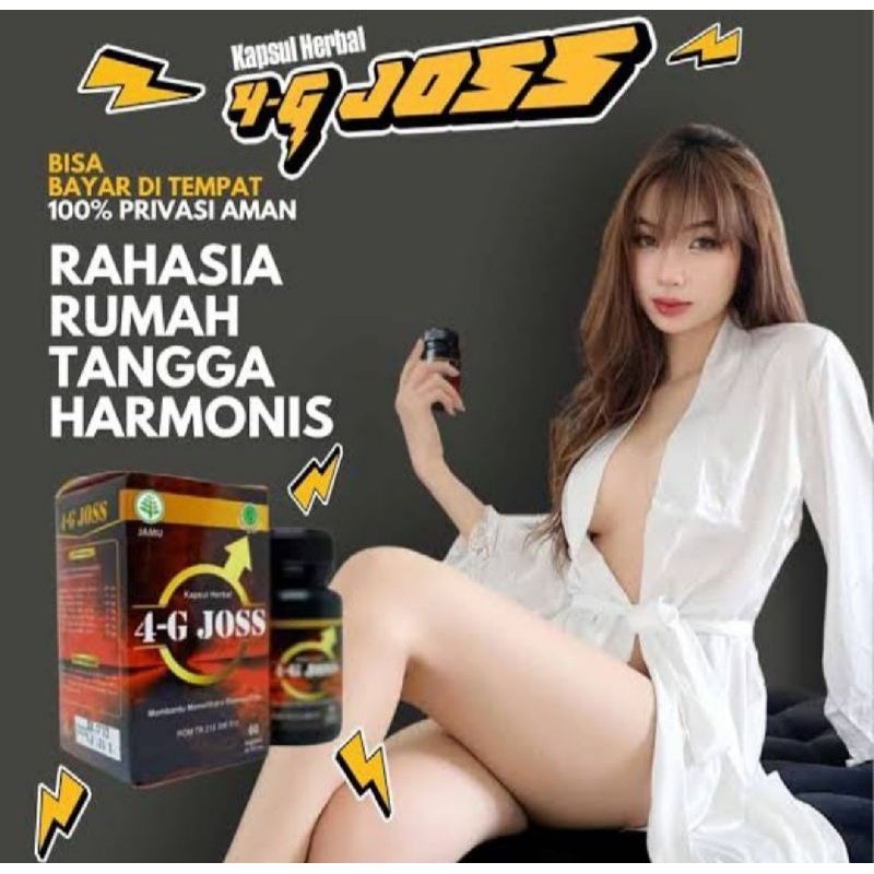 Rahasia Rumah Tangga Harmonis 4G Joss 60 Kapsul Asli Original