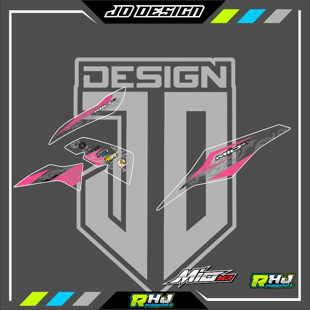 

Stiker Striping Mio M3 / Striping Mio Z - Sticker Motor Yamaha Mio Variasi Transparan Pelindung Body Motor motorcicle