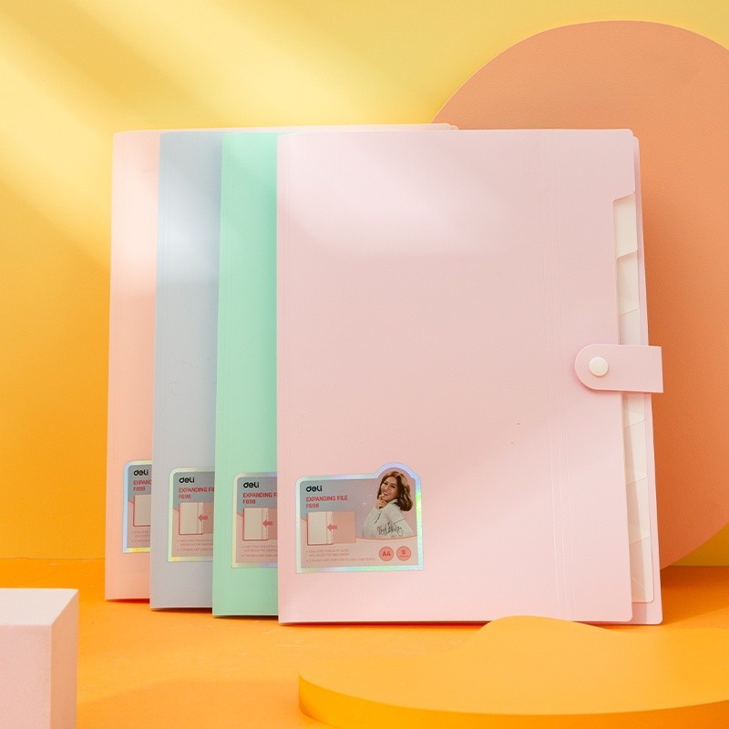 

[DELI X AGNEZ MO] Deli Expanding File / Tas Dokumen / Map Harmonika A4 8 Slot CF698