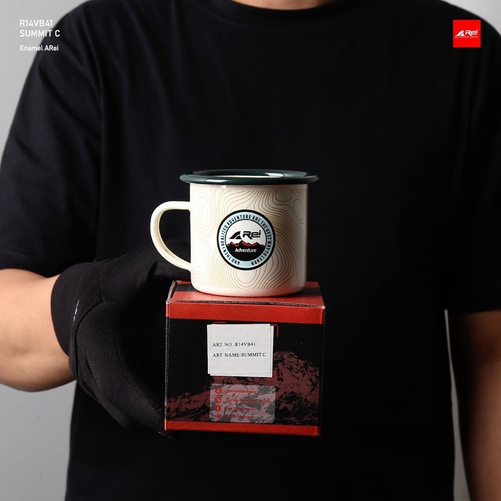 Mug Enamel Rei Summit C Arei Gelas Camping Gelas Outdoor Outdoorgear