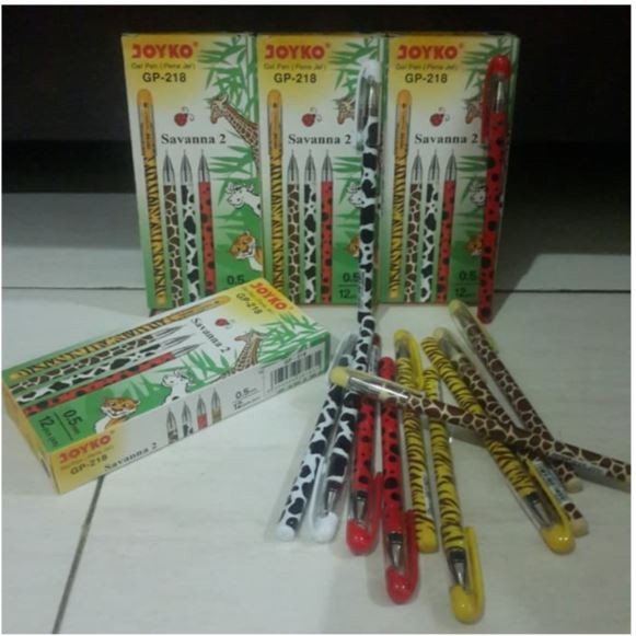 

Pulpen Gel Joyko Savanna 2( GP-218 ) Hitam