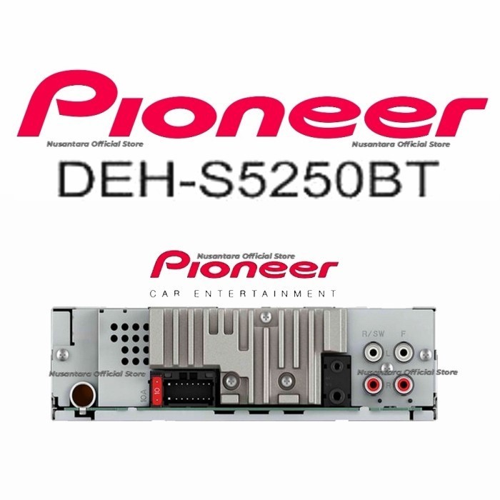 Pioneer DEH S5250BT Bluetooth Single Din Tape Mobil Audio