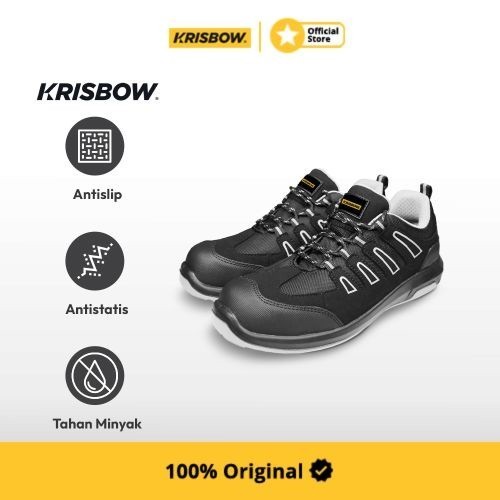 Krisbow Safety Shoes Sepatu Pengaman Hydra Ukuran 43