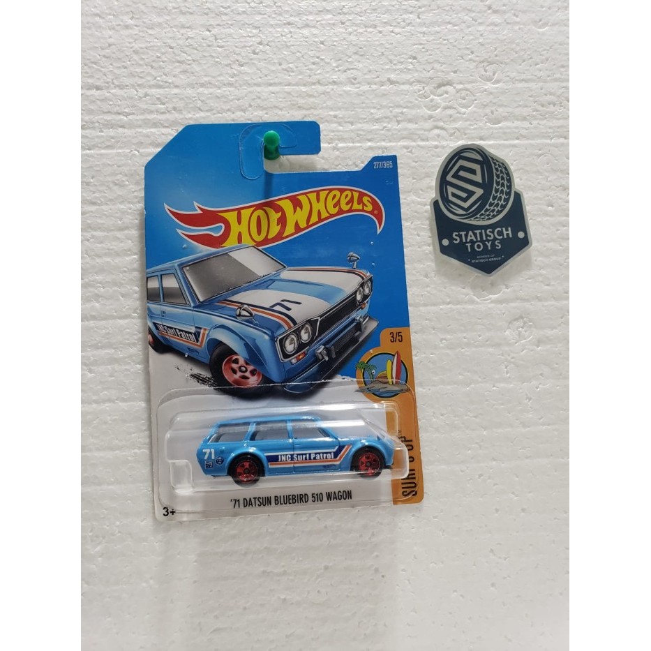 Hot Wheels 71 Datsun 510 Wagon Surf Patrol Hotwheels