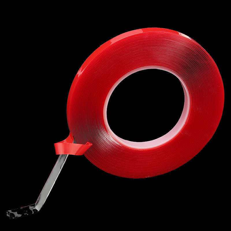 

Double Tape 10 M Fake Nails Display / Lem Bolak Balik 1cm x 10m Nail Art / Perekat Kuku Palsu Roll