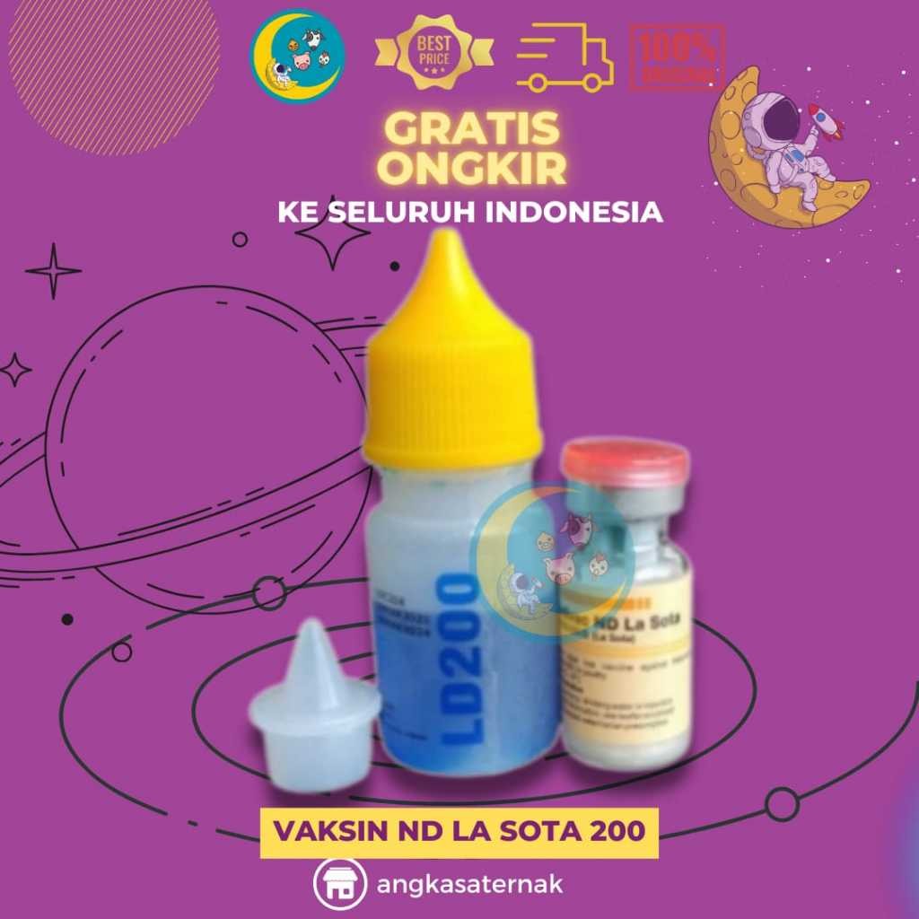 MEDIVAC ND LA SOTA DOSIS 200 EKOR + PELARUT MEDIVAC BY MEDION - Vaksin Untuk Unggas.