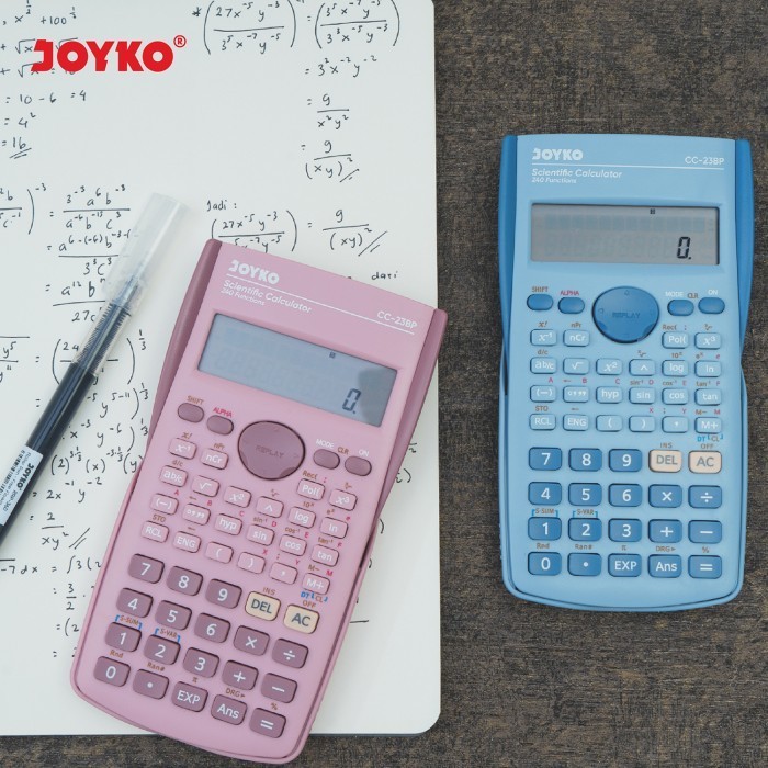 

KALKULATOR ILMIAH JOYKO CC-23BP | SCIENTIFIC CALCULATOR | 240 FUNCTIONS | KALKULATOR MATRIX