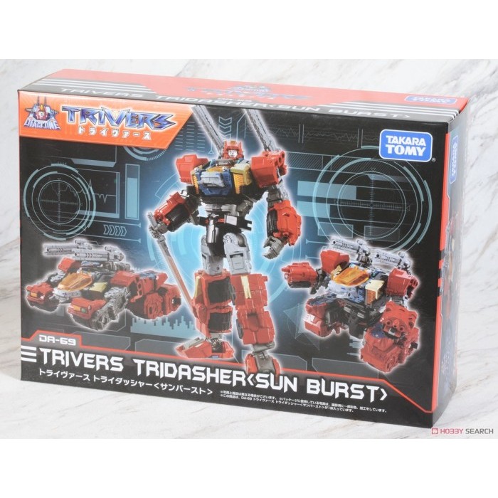 TAKARA TOMY - Diaclone DA-69 Triverse Trydisher (Sunburst)
