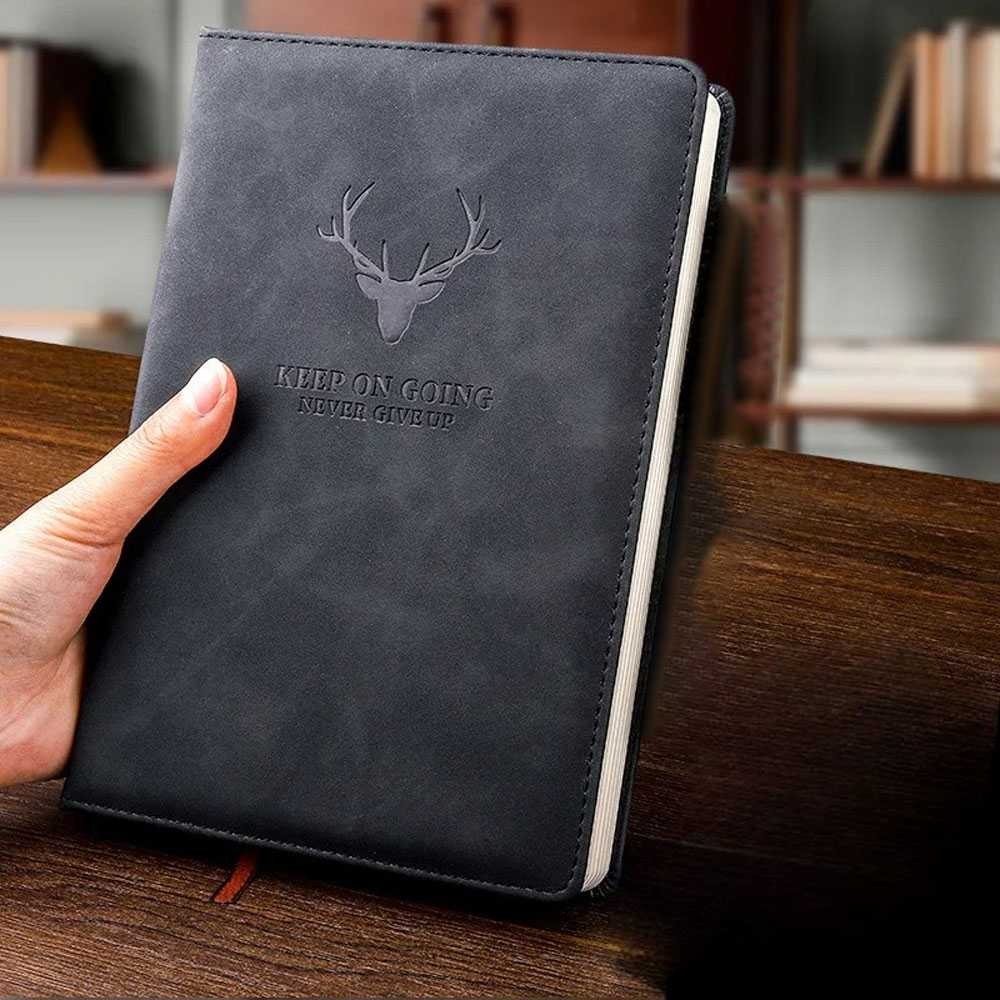 

TASTYSTR Toddi Buku Jurnal Leather Notebook Diary 68GSM 200 Halaman Grid - CW-5026