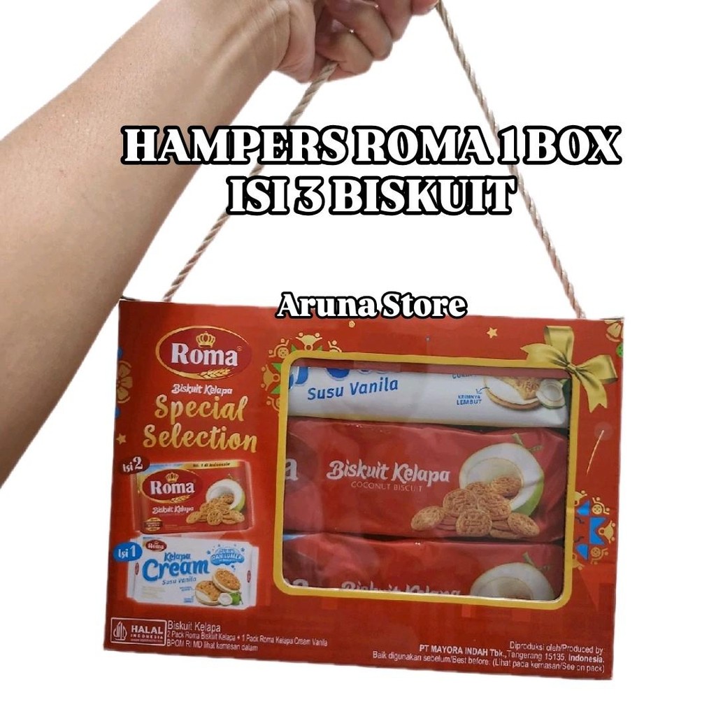 

HAMPERS ROMA BISKUIT SPECIAL SELECTION ISI 3 PCS