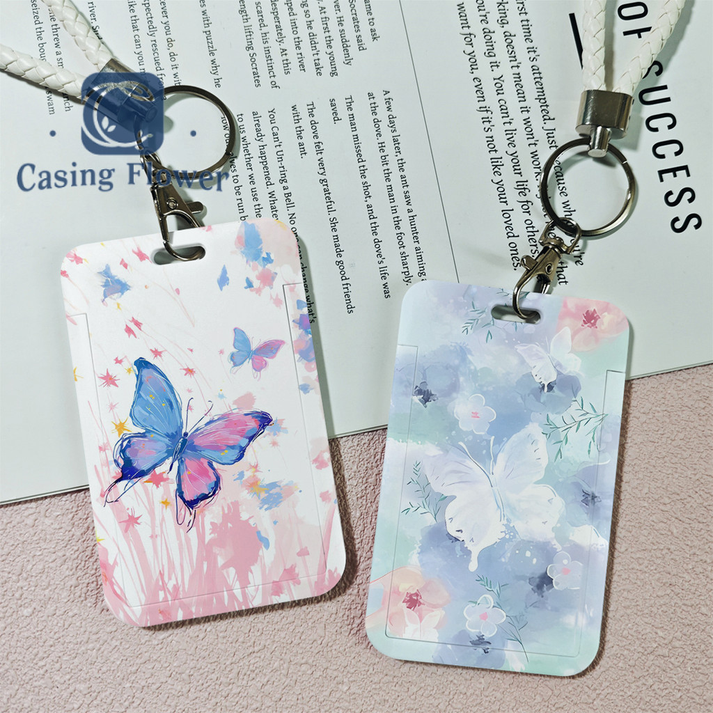 

ID Card Holder Motif Kawall Tempat Kartu Photocard Photo Card Tali Lanyard Kelas Atas Mendukung Diskon Untuk Grosir Kustomisasi Hadiah Dan Merchandise Serta Pelindung Kartu Selebriti Segar Kupu Kupu Doodle Cat Air