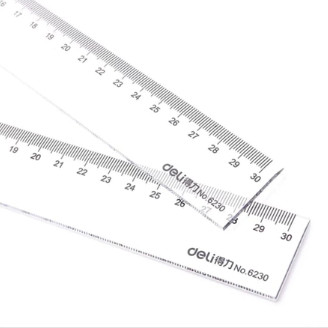 

Deli Penggaris 30CM Bening E6230 - Penggaris Bening Deli
