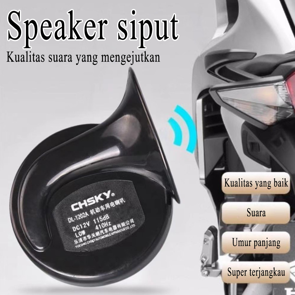 Klakson Udara Mobil Klakson Keras Klakson Suara Keong Denso 2 Pcs Klakson Tahan Air Klakson Suara Mo