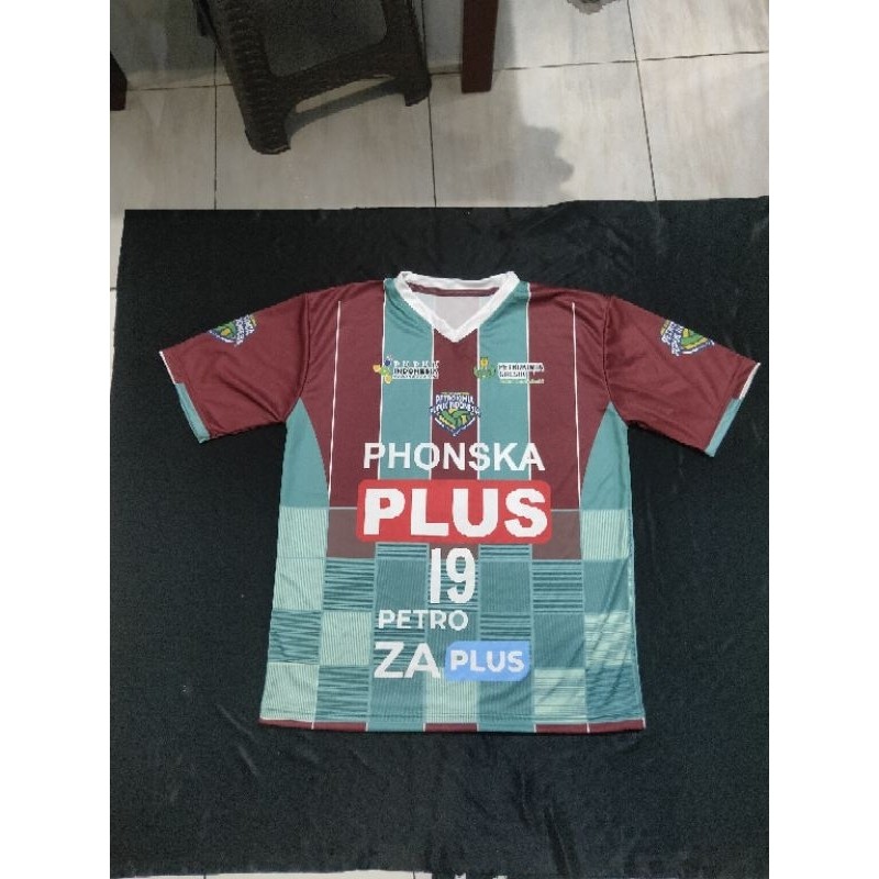 Baju Jersey Voli Petrokimia Pupuk Indonesia 2023 2024 Full Printing Custom