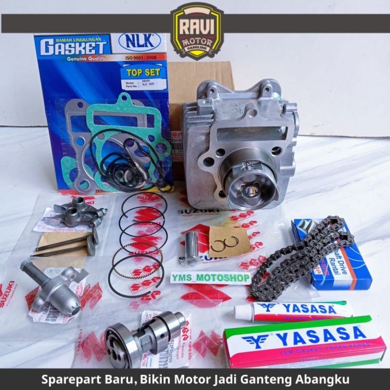 Paket Blok Seher Komplit Suzuki Smash 110 New,Smash 110 Old ORI SGP