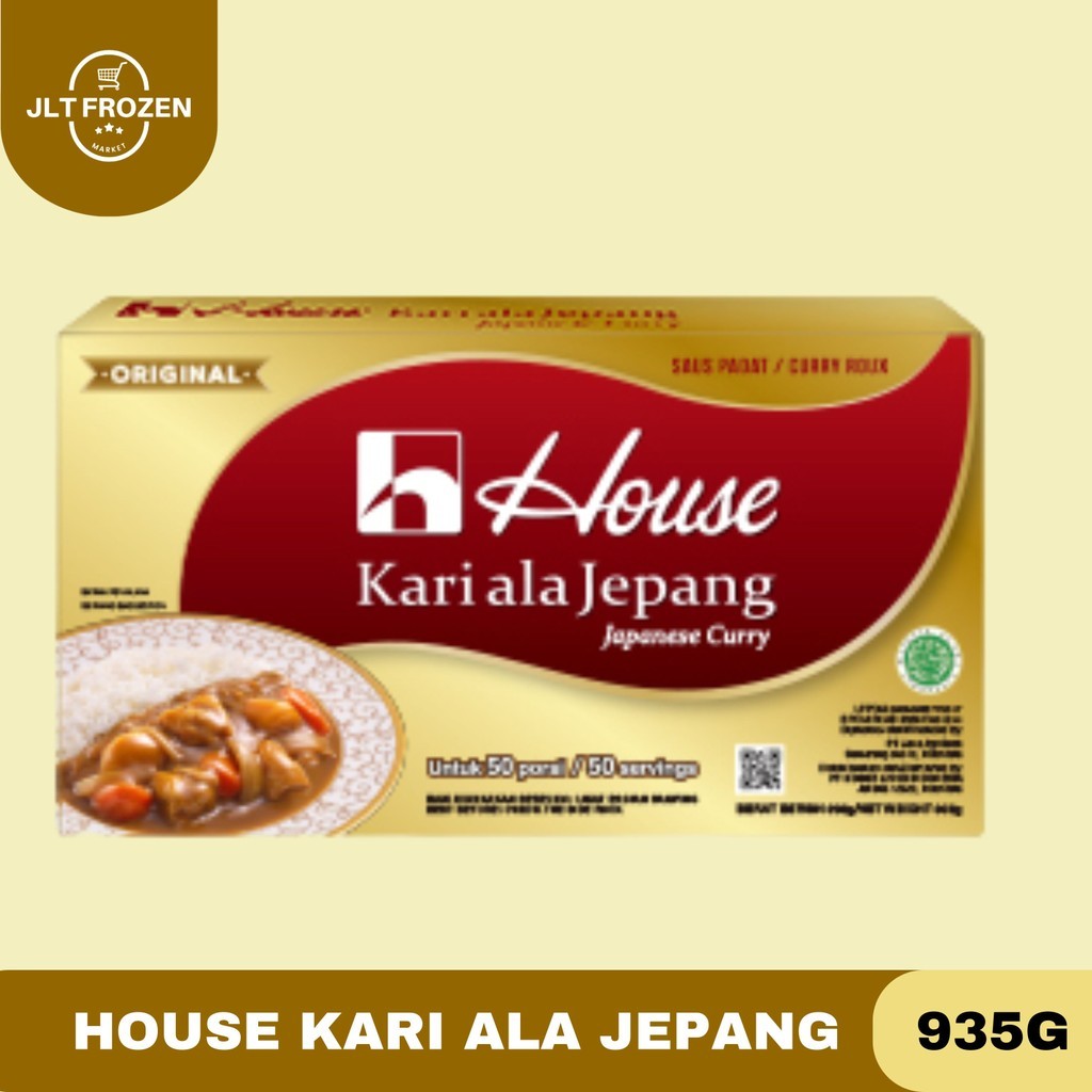 

House Kari Ala Jepang / Saus Padat / Curry Roux Kemasan 935gr