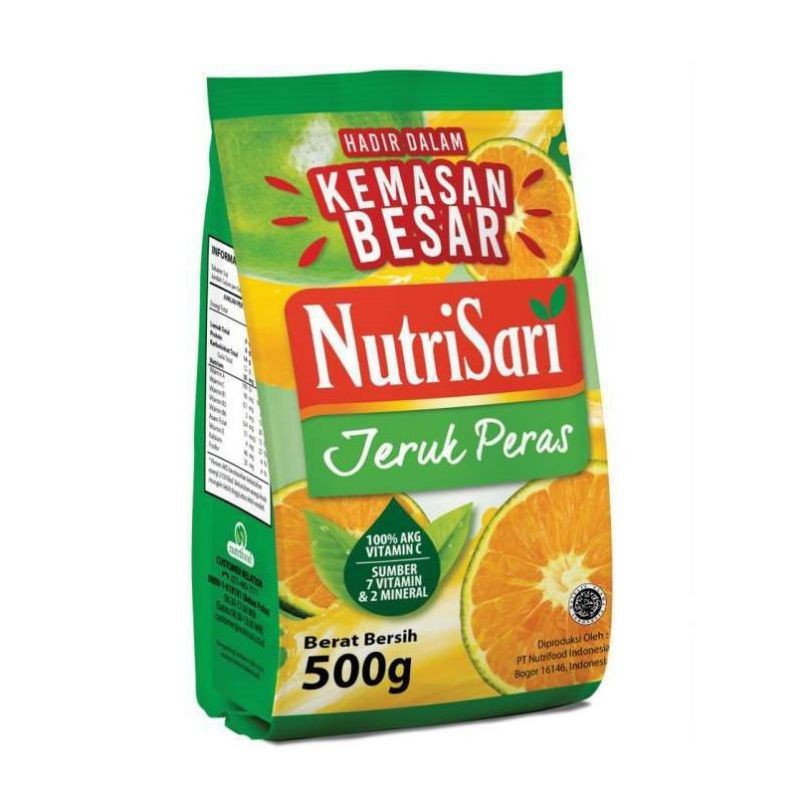 

nutrisari jeruk peras Refill 500 gram - ABH